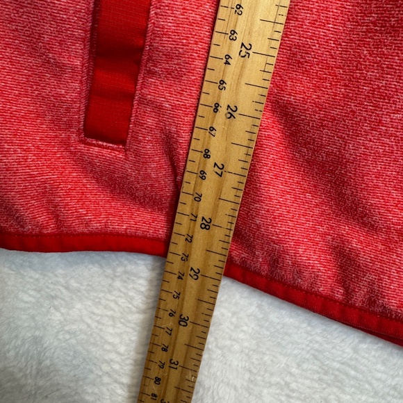 Under Armour Hoodie Mens Size XXL Red Full Zip Loose Sweatshirt Athletic Lightwe - Picture 7 of 9